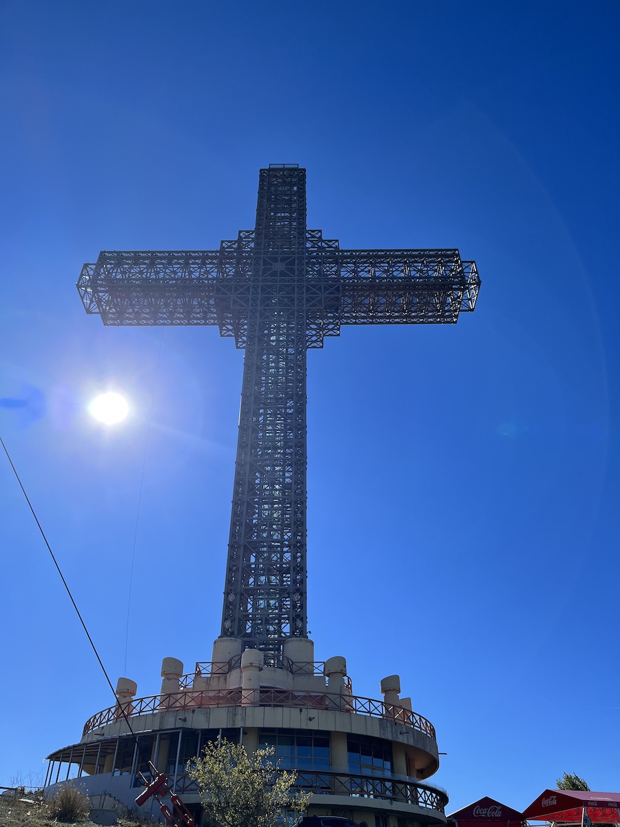 Skopje's Millennium Cross