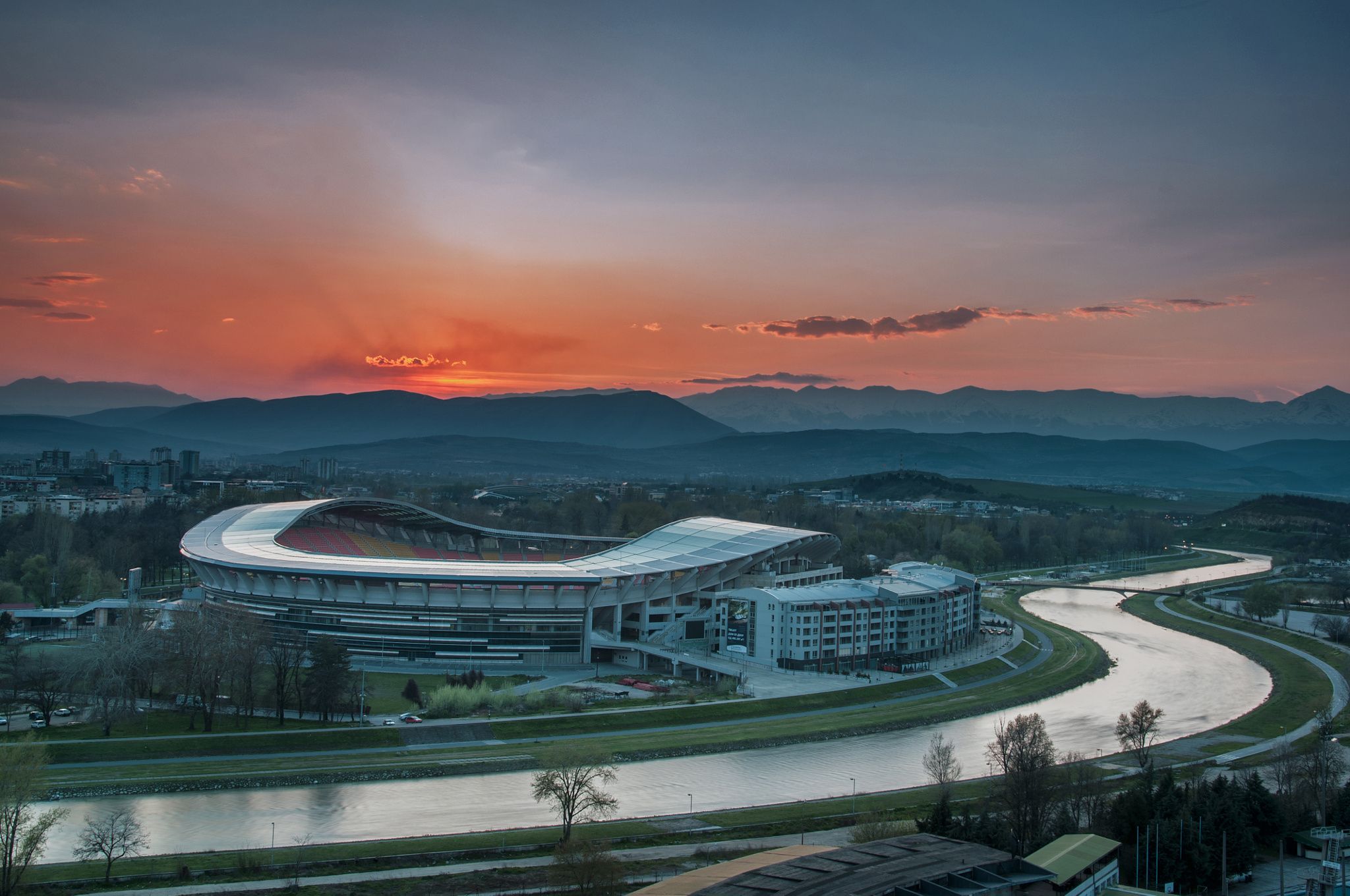 skopje sunset spots