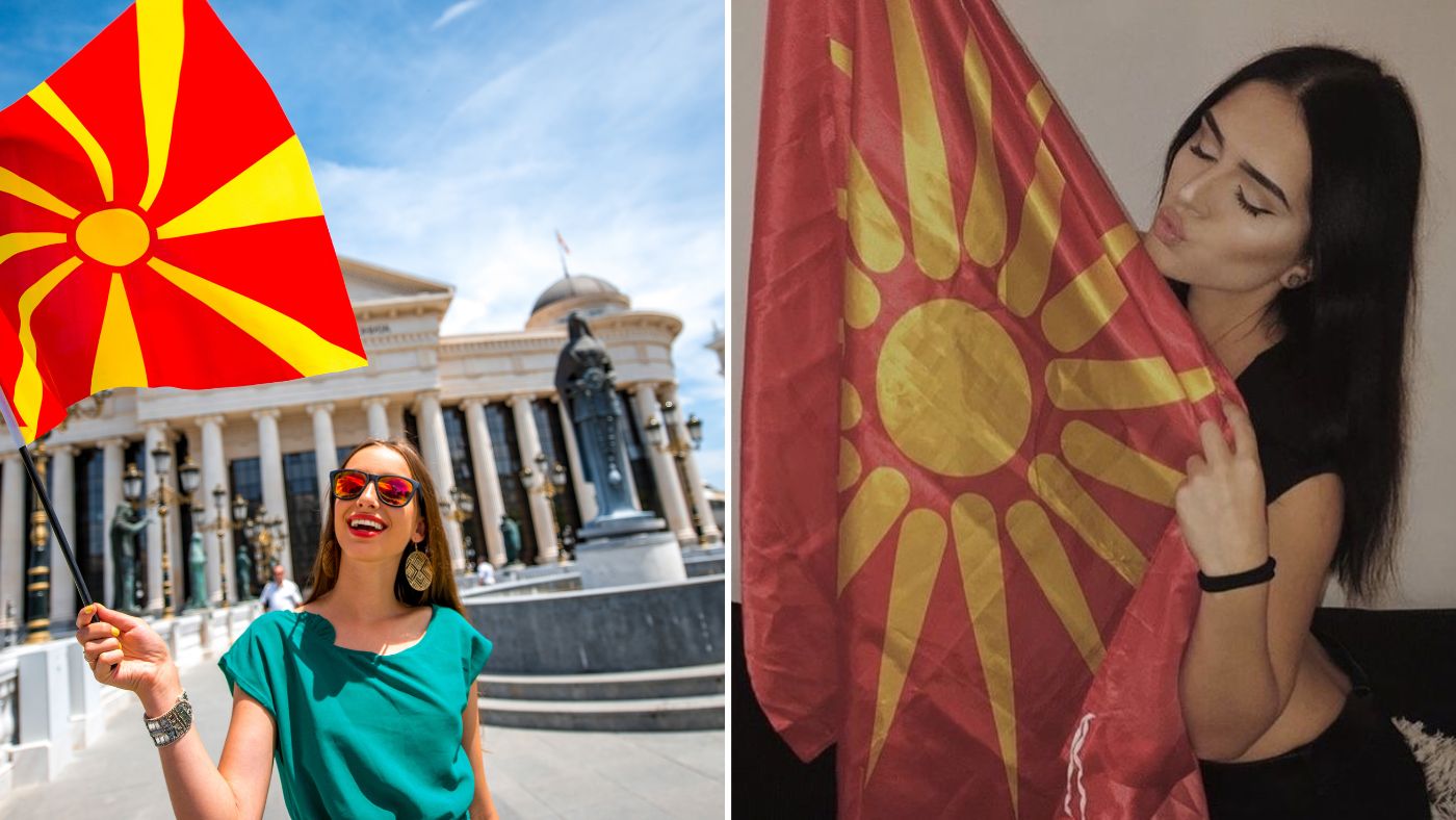 why does Macedonia has two flags